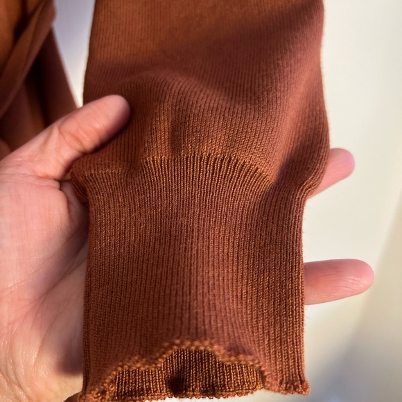 Womens Long Knitted Dress Sexy Wrap Sweater Long Sleeves Occasion Chic Fitted - Picture 9 of 16